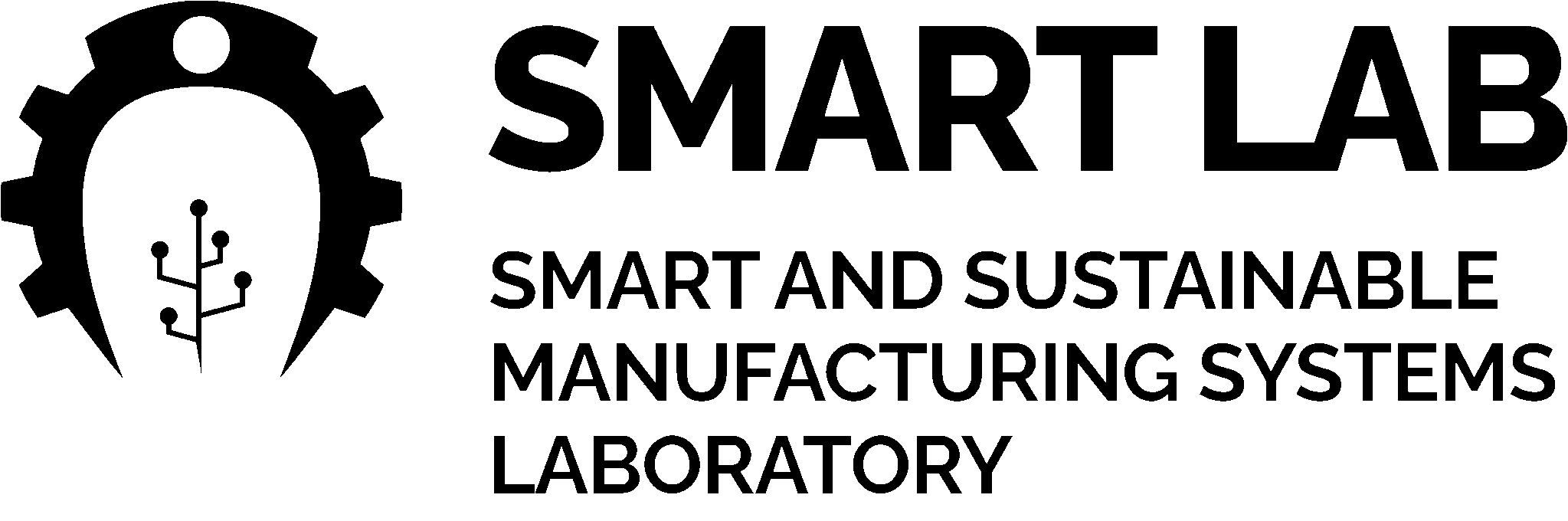 horizontal smart lab logo white